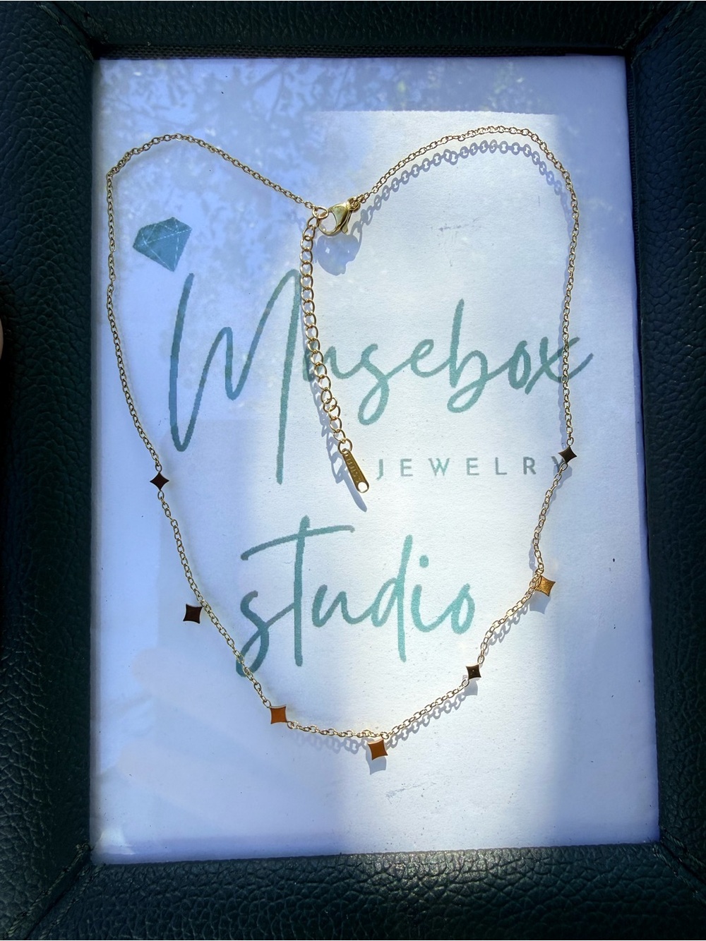 Gold Star Charm Necklace